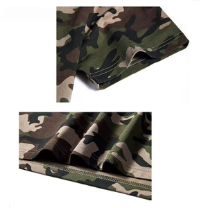 Fábrica al por mayor barato 100% algodón Jersey en blanco Camo impresión camiseta personalizada camiseta camuflaje camiseta para hombres DDP envío - Product Image 3