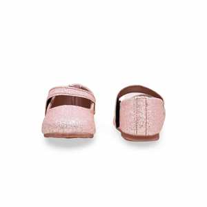 <b>High</b> Quality Girls Pink Satin Lace Fancy <b>Pumps</b> KD0938 Bridal Shoes Thin <b>Heels</b> Pointed Toe Comfortable Slip-On Elegant for Spring - Product Image 2