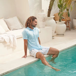 T-shirt à manches courtes unisexe confortable, léger, écologique, en polyester/coton tricoté, à séchage rapide, motif uni, devant décontracté - Product Image 3