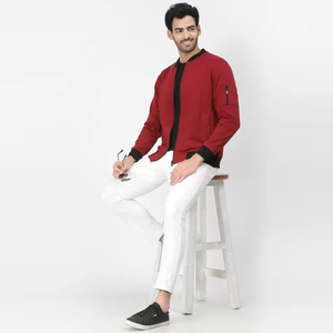 High Performance Private Label Winter Wear Men Bomber <b>Jacket</b> Men's <b>Slim</b> <b>Fit</b> Custom Logo And Design Lightweight Bomber <b>Jackets</b> - Product Image 5