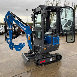 Mini-excavatrice sur chenilles entièrement cabonnée de 1,2 tonne avec moteur, pompe et boîte de vitesses - Couple de charge élevé - Product Image 1