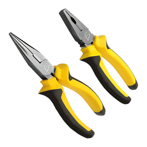 Kit di Pinze Multifunzione per Elettricisti, Pinze a Becco Lungo in Acciaio al Carbonio, Utensili Fai-da-Te con Superficie Dentellata per Spellatura OEM - Product Image 2