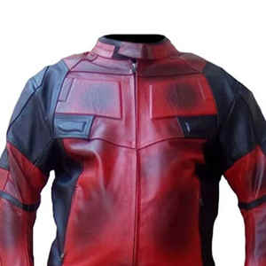 Combinaison de course moto en cuir personnalisée, imprimée, hiver, grande taille, coupe-vent, respirante, entièrement rouge et noire, cirée, personnalisable pour équipe, marque de course - Product Image 5