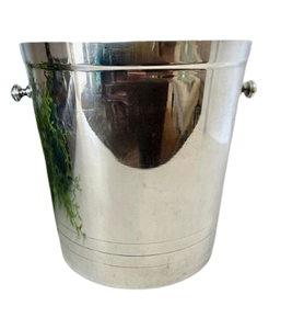 Seaux à glace à vin en acier inoxydable poli argenté Accessoires de bar Seaux à glace Bacs à boissons avec poignées pour les fêtes - Product Image 5