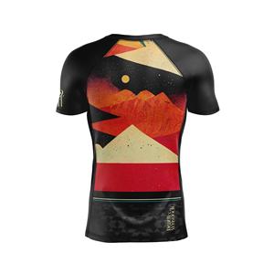 Rashguard à manches courtes respirant pour homme 100% polyester - Product Image 2