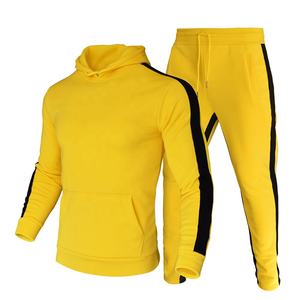Survêtements chandails brodés pour hommes survêtements personnalisés d'entraînement de jogging brodés pour hommes en coton Slim Fit - Product Image 3