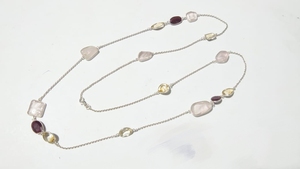 Chaînes en argent sterling multicolore très attrayantes sur mesure avec pierre précieuse semi-précieuse idéale pour les créateurs de bijoux - Product Image 4