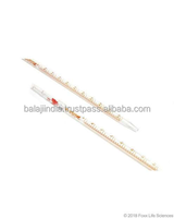 Pipettes Mohr en verre borosilicate de haute qualité BALAJI INDIA (BI), capacité personnalisée, taille personnalisable, emballage, tests scientifiques en laboratoire