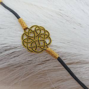 Anatolian Handmade 999 <b>Sterling</b> <b>Silver</b> Handknitted Gold Plated Kazaz Chain <b>Bracelet</b> Fine <b>Silver</b> Unique Dianty Unisex Jewellery - Product Image 2