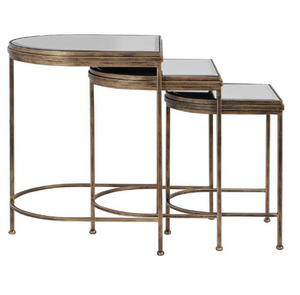 Table basse sur mesure Mobilier moderne Mable Top Derniers meubles de style Support personnalisé poli or Intérieur Extérieur - Product Image 2