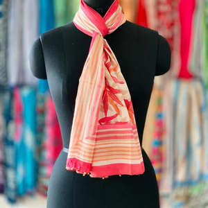 100% doux coton main bloc imprimé Pario guêtre sarongs long carré plage couverture tête foulards faits à la main foulards traditionnels pour - Product Image 1