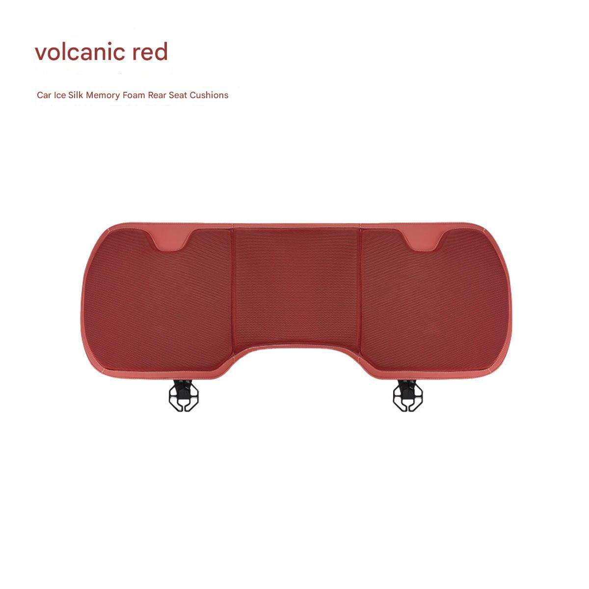 เบาะรองนั่งด้านหลัง-สีแดงภูเขาไฟ-ชิ้นเดียว