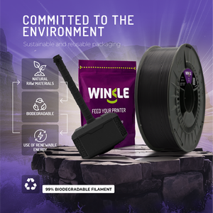 WINKLE Filamento PLA Resistente 1.75mm 1kg per Stampa 3D, 4 Colori, Vendita all'Ingrosso, Materiale Biodegradabile per FDM, Facile da Stampare - Product Image 5