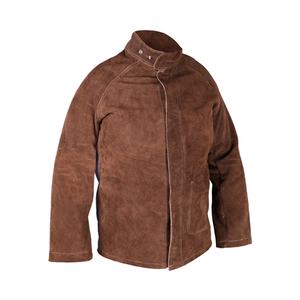 Chaquetas de soldadura de cuero Soldador resistente al fuego Ropa DE SEGURIDAD Mangas largas Chaqueta de trabajo de soldadura 2026 - Product Image 1