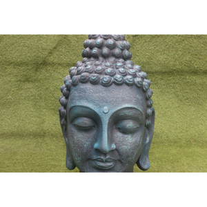 FRP brillant tête de bouddha affichage attrayant intérieur et extérieur en fibre de verre résine Statue Gautam bouddhisme Style Sculpture religieuse - Product Image 6