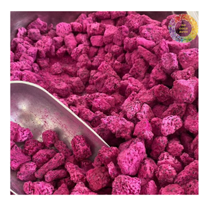 Cubo de fruta de dragón seco crujiente dulce FD, Cubo de fruta de dragón liofilizado FD/rebanado en paquete al vacío, fruta de dragón liofilizada - Product Image 4