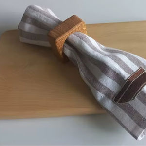 Anneaux de serviette en bambou pour anniversaire, porte-serviettes en forme d'œuf colorés et mignons, décoration sur le thème des fêtes d'anniversaire, décoration de table pour dîner - Product Image 1