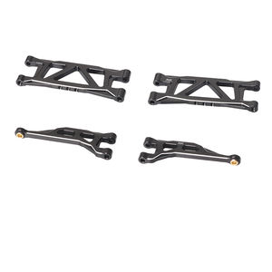 KYX Nouvelle Mise à Niveau Bras de Suspension Supérieurs et Inférieurs en Alliage d'Aluminium Usinés par CNC Pièces de Rechange pour RC <span class=keywords><strong>Arrma</strong></span> 1/18 <span class=keywords><strong>Granite</strong></span> Typhon-Grom - Product Image 1
