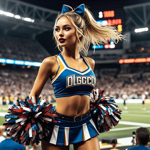 ชุดยูนิฟอร์มกีฬาฟุตบอลหญิงคุณภาพสูง แบบเซ็กซี่ พิมพ์ลายสไตล์เชียร์ลีดเดอร์ พร้อมกระโปรง - Product Image 4