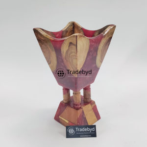 Quemador de Incienso de Madera de Pino Hecho a Mano Tradebyd, Decorativo, Árabe, Indio, para Regalo - Product Image 3