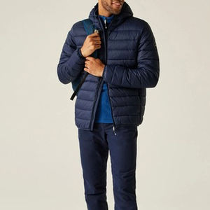 Veste d'hiver de haute qualité pour hommes, en gros, avec logo personnalisé, légère et imperméable, en duvet pour hommes pour l'extérieur - Product Image 2