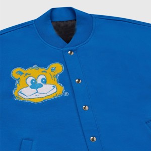 Stylish Men's Fleece Varsity <b>Jacket</b> Durable and <b>Warm</b> Ideal for Outdoor Activities and Layering - Product Image 6