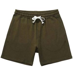 Short en coton avec logo personnalisé pour hommes, short à taille élastique, short en polaire uni, short de jogging de style de la rue du fabricant de vêtements - Product Image 3