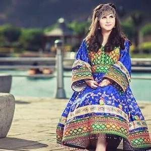 Vente chaude Soie Matériel Afghan Kuchi Frock Style et Meilleure Qualité Tissu - Product Image 1