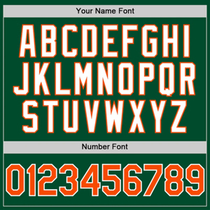 EM Veste à capuche bicolore personnalisée pour bombardier vert orange blanc Varsity Letterman de haute qualité Vêtements d'équipe Hiver pour hommes - Product Image 6