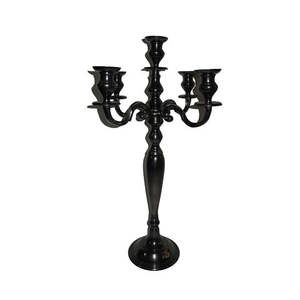 Tendance haute vente bougeoir en argent bougeoir en métal plaqué argent maison hôtel villas et mariage candélabres décoratifs - Product Image 3