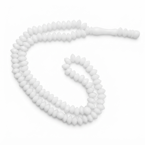Perles de prière rondes en plastique blanc, Tasbih, chapelet islamique, Misbaha, fournisseur en gros, Turkiye, EA BILISIM REKLAMCILIK - Product Image 1