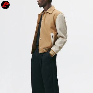 Chaquetas universitarias con estilo para hombre, cuero de alta calidad, Etiqueta Privada, superventas, recubiertas y calentadas personalizadas - Product Image 4