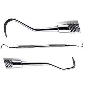 Détartreur Jacquette Détartreur dentaire antérieur Détartreur d'instruments en acier argenté Double extrémité Instruments dentaires de haute qualité - Product Image 3