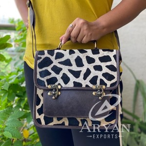 Nouveaux sacs à main en cuir véritable Animal faits à la main pour les femmes élégant décontracté Offre Spéciale sac à bandoulière Western haute qualité en cuir sac à bandoulière - Product Image 1