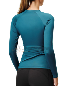 Chemise d'équitation pour femmes équestre athlétique tissu extensible respirant élégant léger confortable haut évacuant l'humidité - Product Image 6