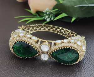 Brazalete de Moissanita y Calidad Premium para Mujer, Perfecto para Fiestas y Bodas, Brazalete Abrible de Calidad Premium - Product Image 4