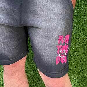 Nouveauté été, ensemble de shorts décontractés grande taille pour hommes, t-shirt à manches courtes imprimé avec logo personnalisé, shorts unis, service OEM thermique - Product Image 3