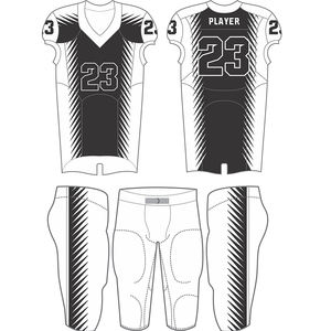 ชุดยูนิฟอร์มฟุตบอลอเมริกันชุด100% โพลีเอสเตอร์ระบายอากาศได้ดี - Product Image 4