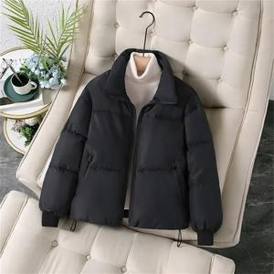 Veste Manteau Femme Automne Hiver Garder Chaud Veste Puffer Stand Collar Harajuku Outwear Loose Clothes - Product Image 6