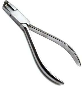 Pinzas de corte recto de acero inoxidable para ortodoncia, cortador dental con agarre de seguridad, pinzas articuladas tipo L fabricadas por ZUOL. - Product Image 4