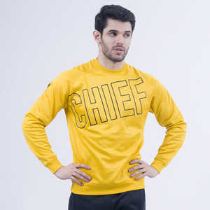 Sweat à capuche jaune & Sweatshirt Homme - Product Image 1