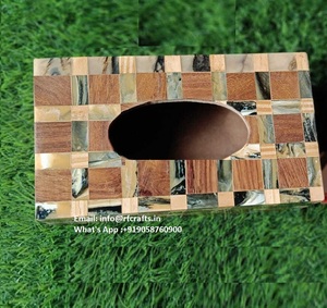 Caja de pañuelos de uso doméstico de gama alta de diseño moderno nórdico, resina de madera impermeable con dispensador de jabón de espuma, dispensador de jabón de manos - Product Image 5