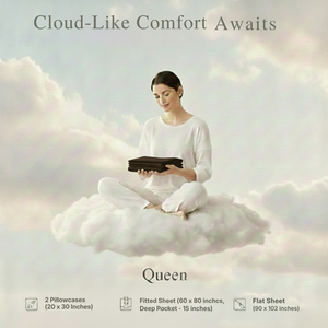 Luxury Solid Color Bed Sheet <b>Set</b> | Soft Microfiber Bedding with Pillowcases | Hotel Quality Double Bed Linen | Factory Wholesale - Product Image 4