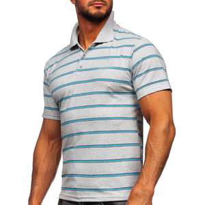 Venta al por mayor de alta calidad Polo en blanco logotipo bordado personalizado Unisex algodón liso personalizado hombres Polos ropa casual - Product Image 3