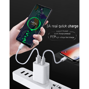 25W PD USB-A USB-C 3.0A doppia porta a muro ricarica rapida per telefono Tablet dispositivi elettronici-compatibile con la maggior parte dei modelli - Product Image 4