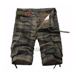 กางเกงขาสั้นแฟชั่นสำหรับผู้ชายสำหรับฤดูร้อนกางเกงขาสั้นชายหาดลายสก๊อตกางเกงขาสั้นลำลองสำหรับผู้ชายกางเกงคาร์โก้เบอร์มิวด้าชุดวิ่งชุดฤดูร้อน - Product Image 6