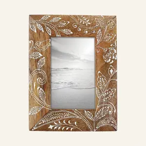 Acacia <b>Wood</b> Wooden <b>Photo</b> <b>Frame</b> in Rectangular Shape for Home Hotel and Restaurant - Product Image 2