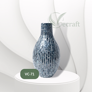 Nacre <b>Vase</b> Unique <b>Vintage</b> Textures Modern Hotel Decor Flower <b>Vase</b> Home Decor From Vietnam Factory Wholesale - Product Image 3