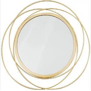 Grand miroir mural en métal pour décoration intérieure de luxe personnalisé Meilleur prix Taille personnalisée pour la maison et le salon Miroir décoratif - Product Image 1