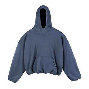 Sweats à capuche et sweatshirts thermiques surdimensionnés personnalisés pour hommes 400GSM Sweatshirt à capuche uni épais de haute qualité pour hommes - Product Image 2